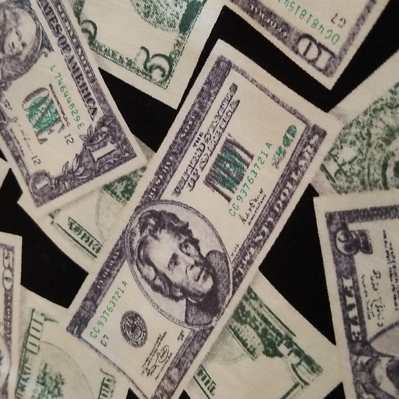 "Money" Fabric - Picture 3 of 4